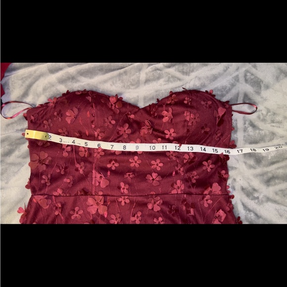 **SIZE L** NWOT Split Thigh Mesh Tube Formal Dress - Picture 4 of 6